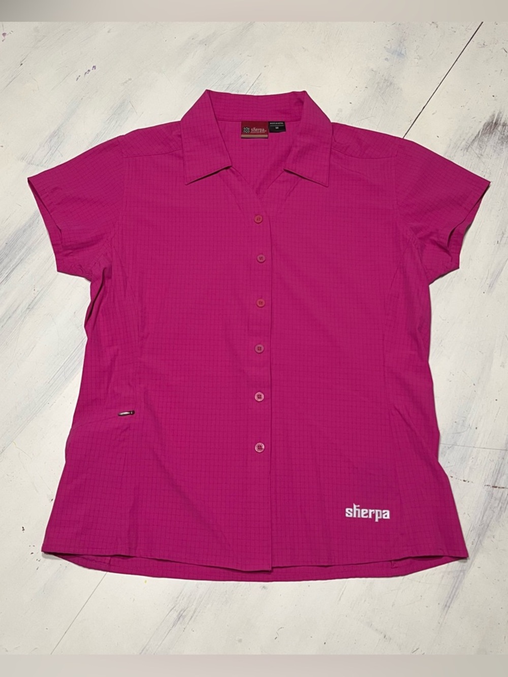 Sherpa Adventure Gear Short Sleeve Nylon Stretch Hiking Outdoor Shirt